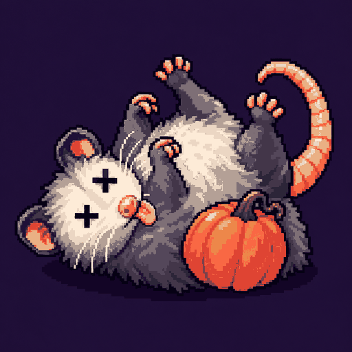 Tiny Pumpkin Possum logo